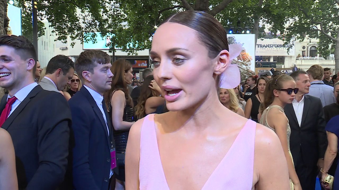 Transformers: The Last Knight - red carpet Laura Haddock (Official Video)