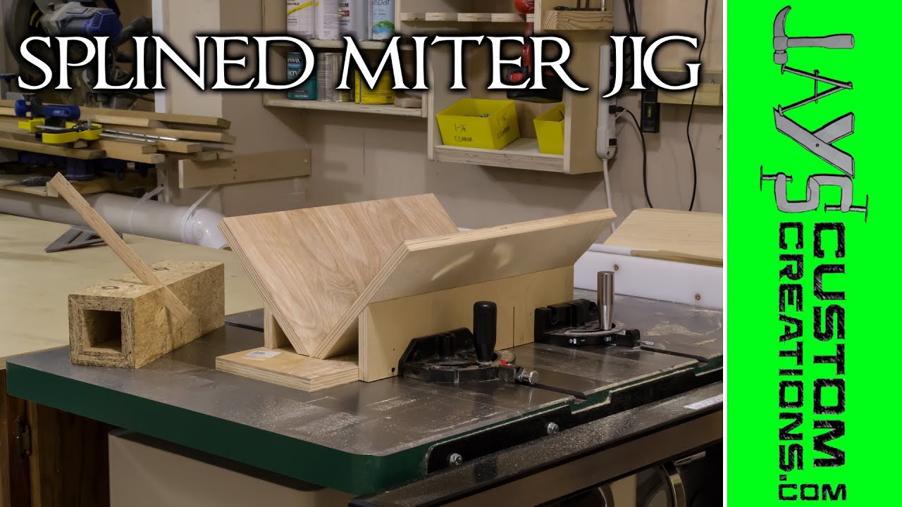 Splined Miter Jig For The Table Saw