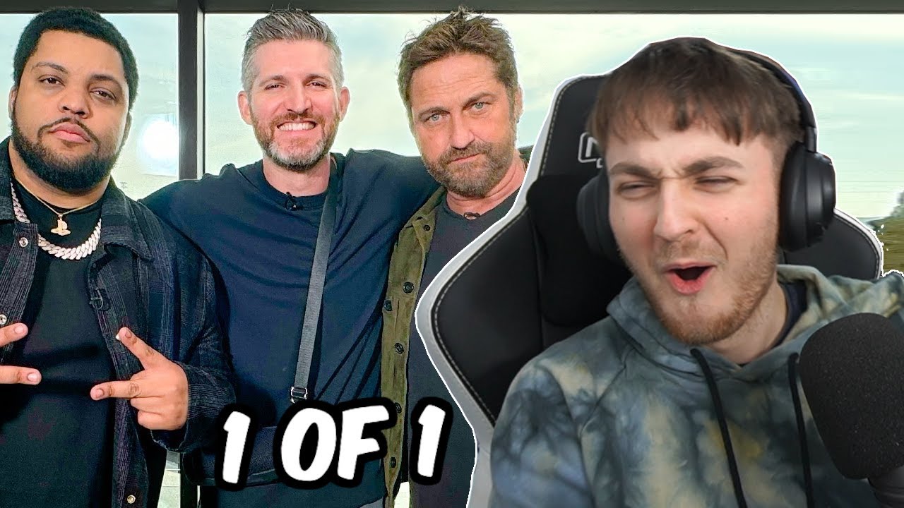 He Doesn't Miss! Harry Mack Freestyles for Gerard Butler and O'Shea Jackson Jr REACTION
