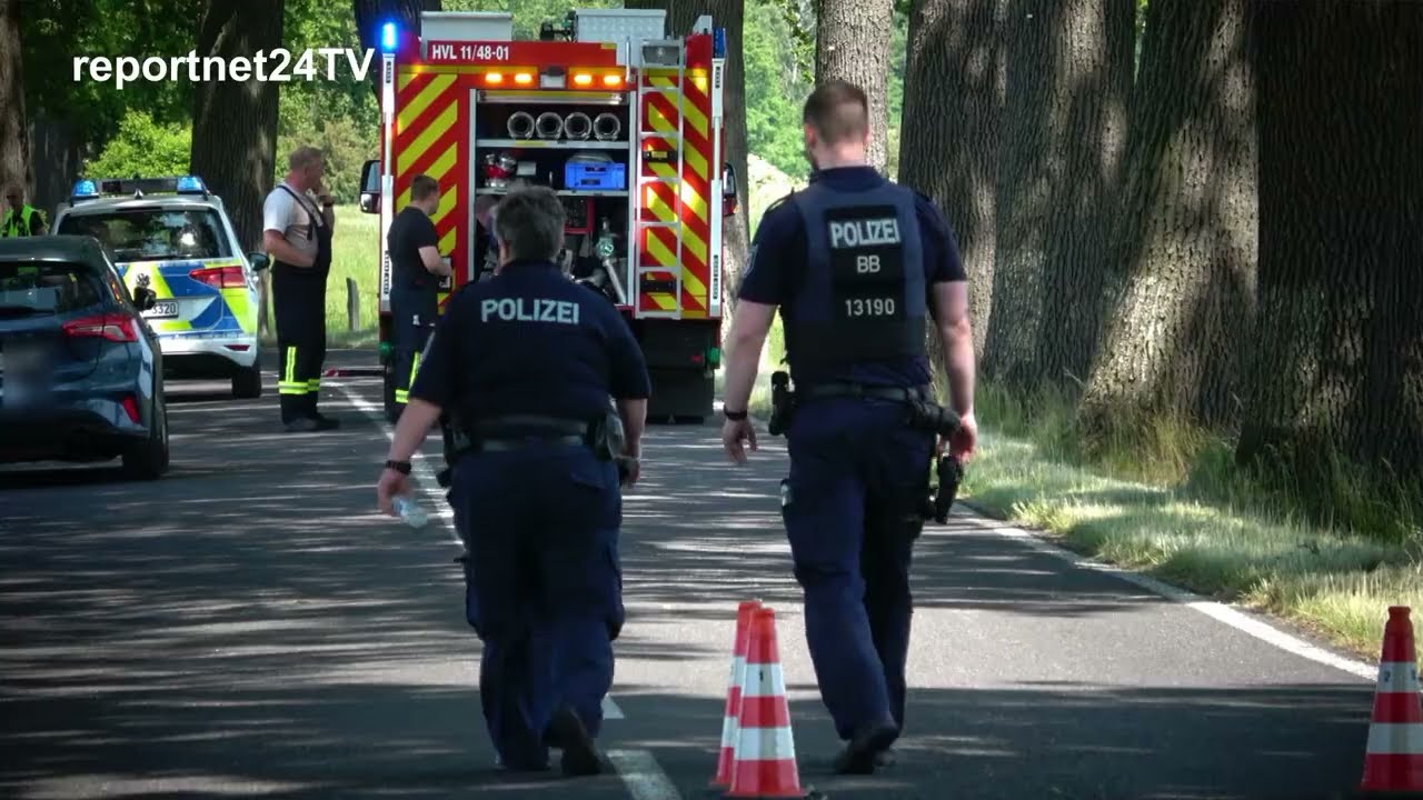 Tödlicher Unfall mit Motorrad bei Paulinenaue