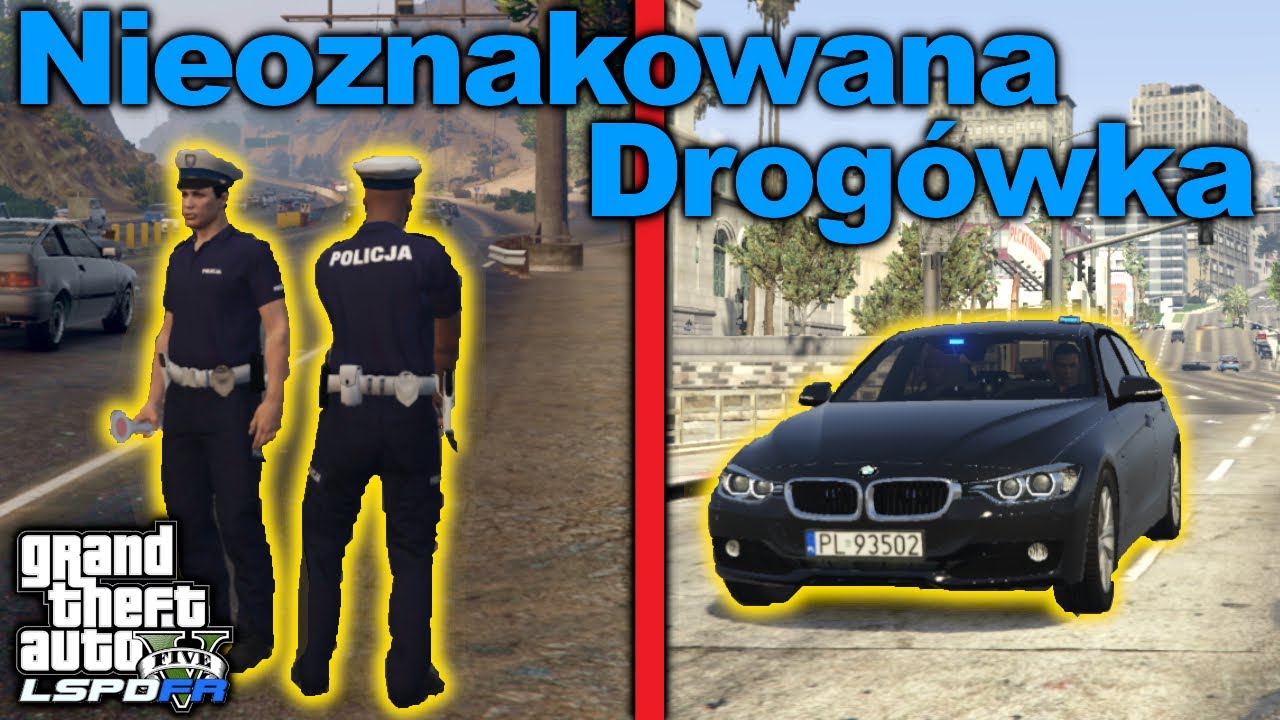 Polska Policja - Nieoznakowana Drogówka 🚓 LSPDFR #20 🚓 GTA V