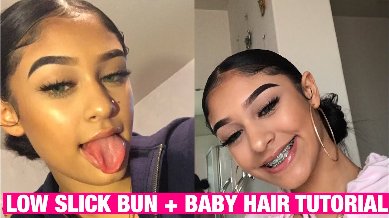 LOW SLICK BUN- serina rueda