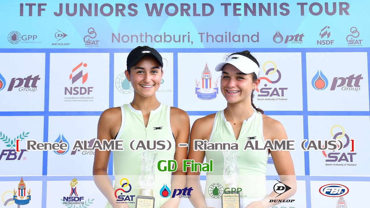 ITF Juniors World Tennis Tour J200 (1) GD Final  - Renee ALAME AUS   Rianna ALAME AUS