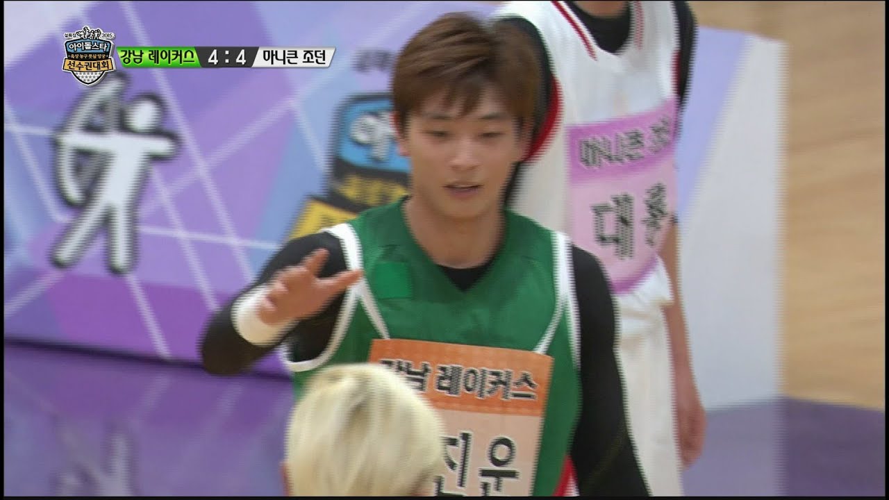 [IDOL SPECIAL] 설특집 2015 아이돌 육상 농구 풋살 양궁 선수권 대회 2부 - Jinwoon, coats rating 진운, 코트 평정 20150220