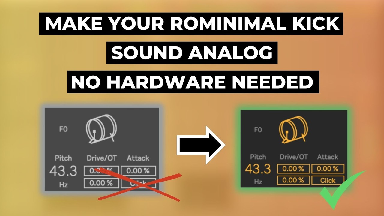 The Easiest Way to Make Rominimal Kicks Sound Analog – No Hardware, Just Ableton & Free Plugins!
