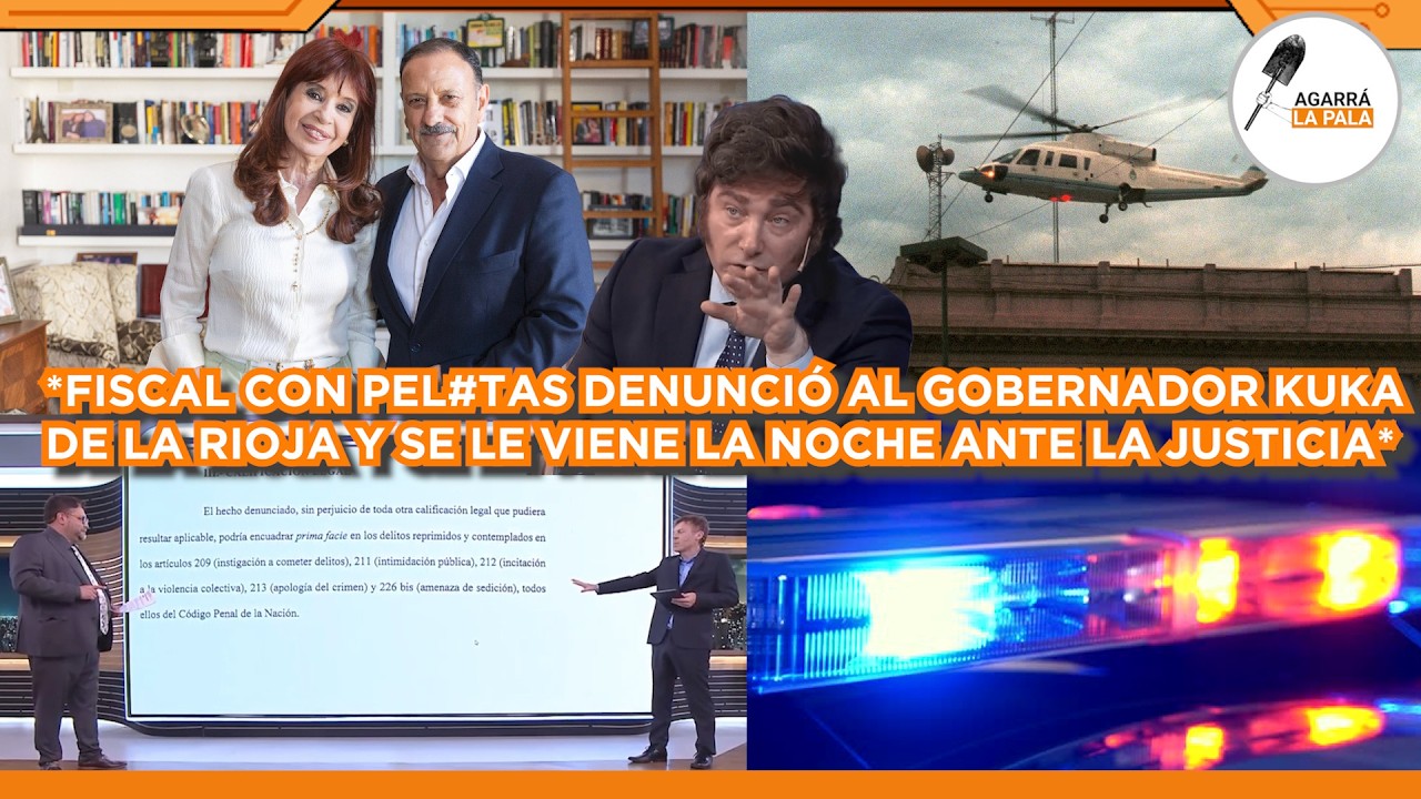 FISCAL CON PEL*TAS SE PLANTÓ ANTE GOBERNADOR KIRCHNERISTA Y LO DENUNCIÓ POR GOLPISMO CONTRA MILEI