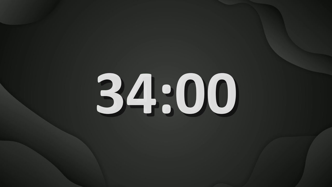 34 Minute (2040 Seconds) Countdown Timer