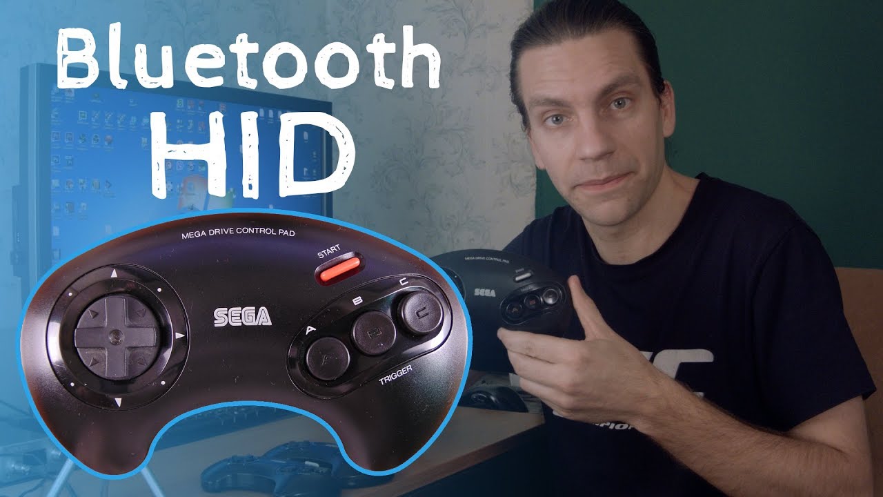 Bluetooth HID Gamepad SEGA Mega Drive (HC-06 to RN-42)