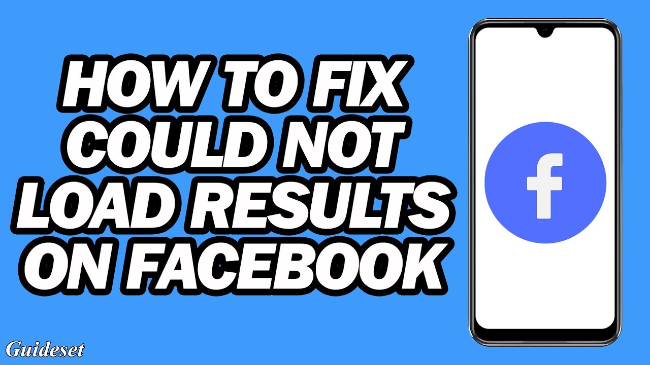 How to Fix Could Not Load Results on Facebook | Facebook Search Problem