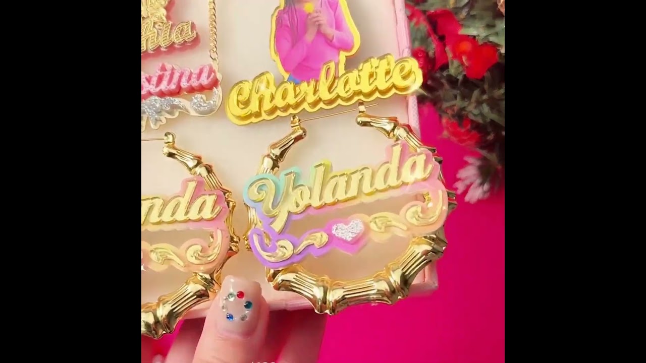 Colorful Acrylic Custom Jewelry