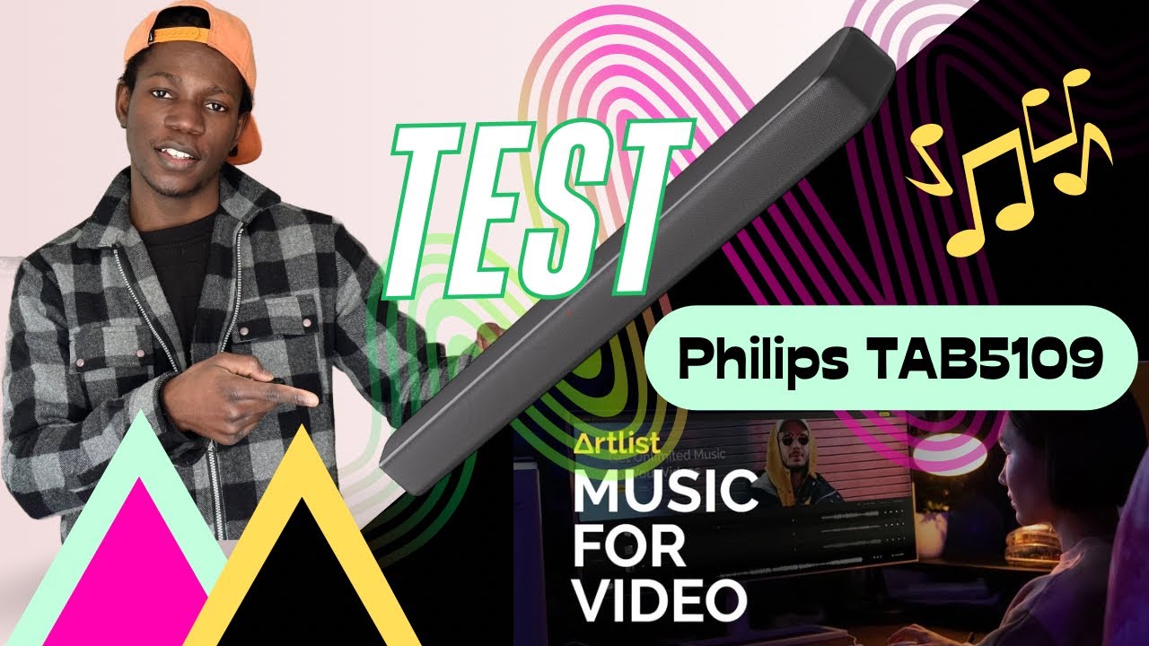 Je teste une barre de son Philips TAB5109 / Et je découvre Artlist 🎵