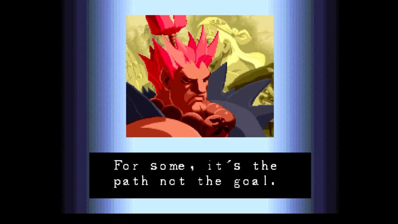 Street Fighter Alpha 1 Akuma Ending
