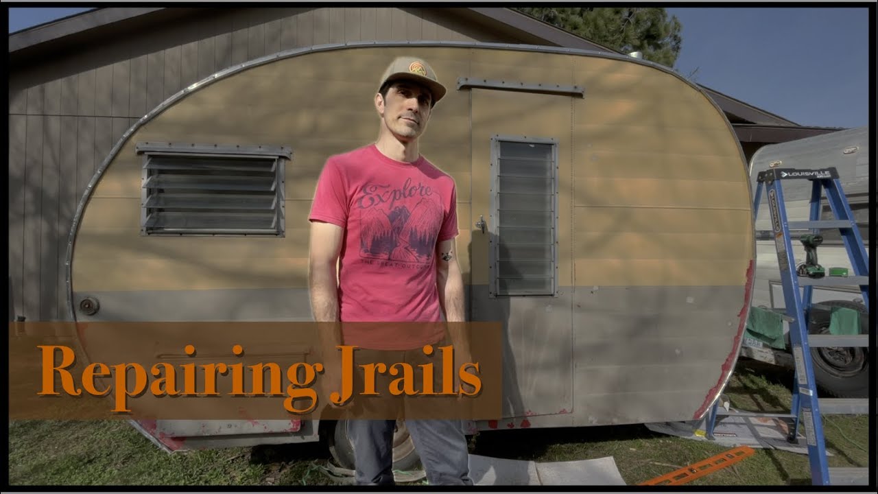 Vintage Trailer J-rail Repair - Press On Coffee Trailers