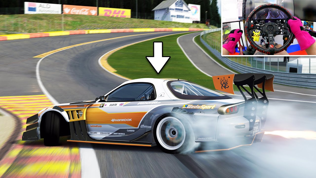 Pro Drift Car VS SPA Race Track!