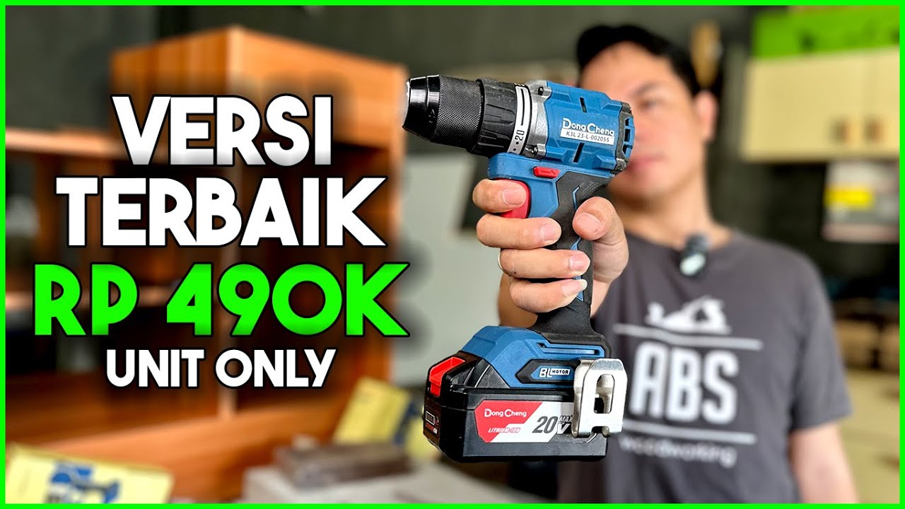 Rp 490ribu!! TIPE TERBAIK DARI DONGCHENG - Cordless Brushless Hammerdrill DCJZ2060i (bare unit)