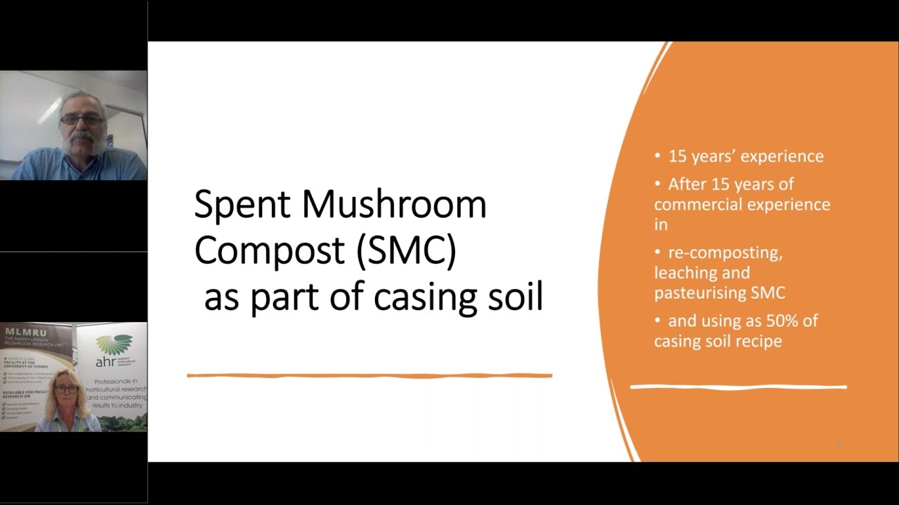 Spent mushroom compost as casing soil with Mohammad Mirzadeh