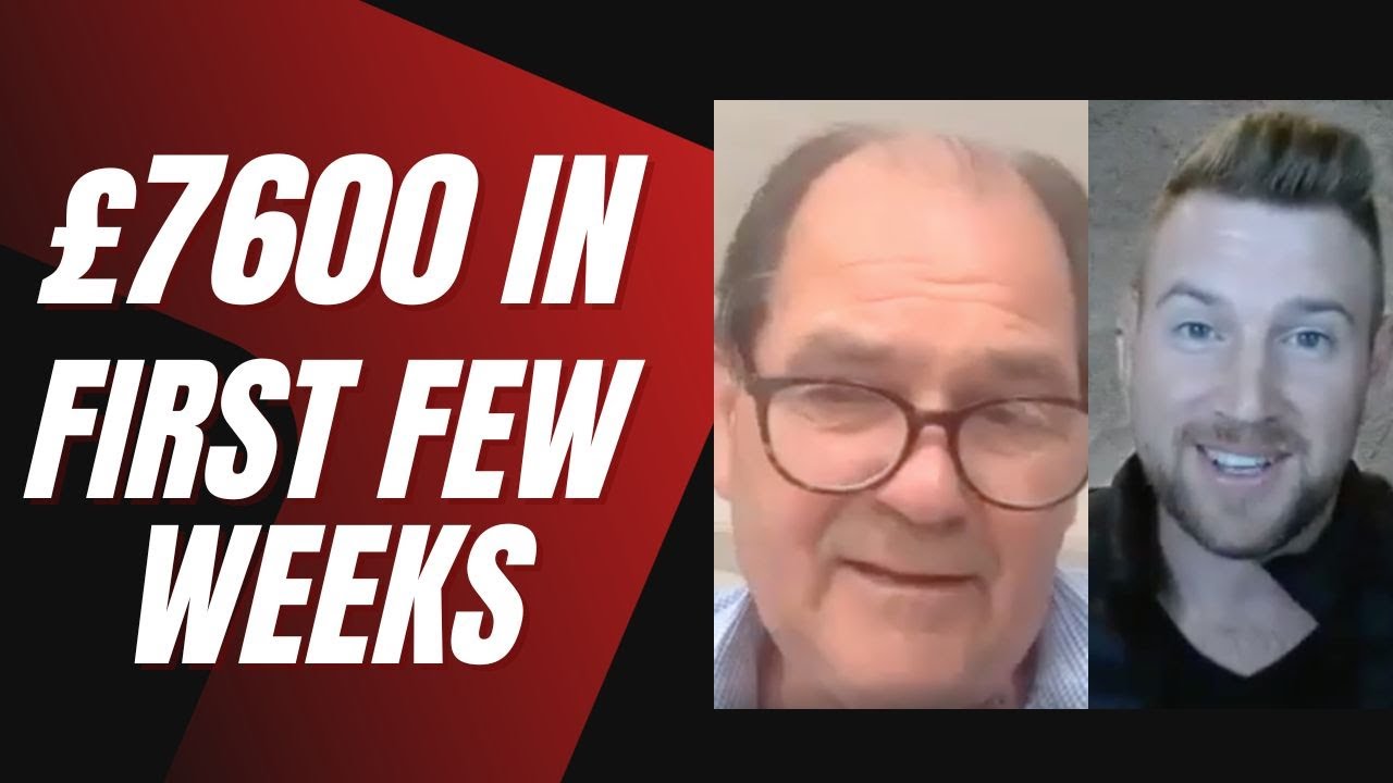 David   Closed &pound;7600 in Sales Using the Closer Script in First Few Weeks