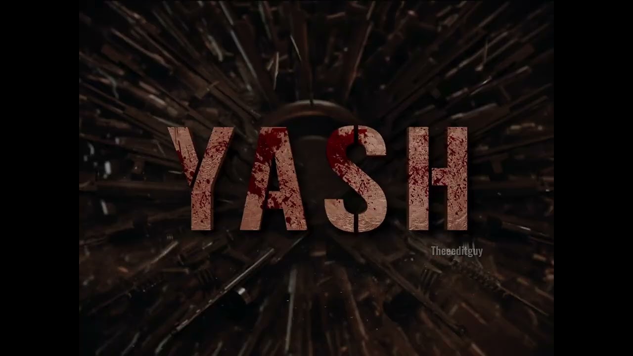 Toxic movie edit #toxic#rockingstaryash