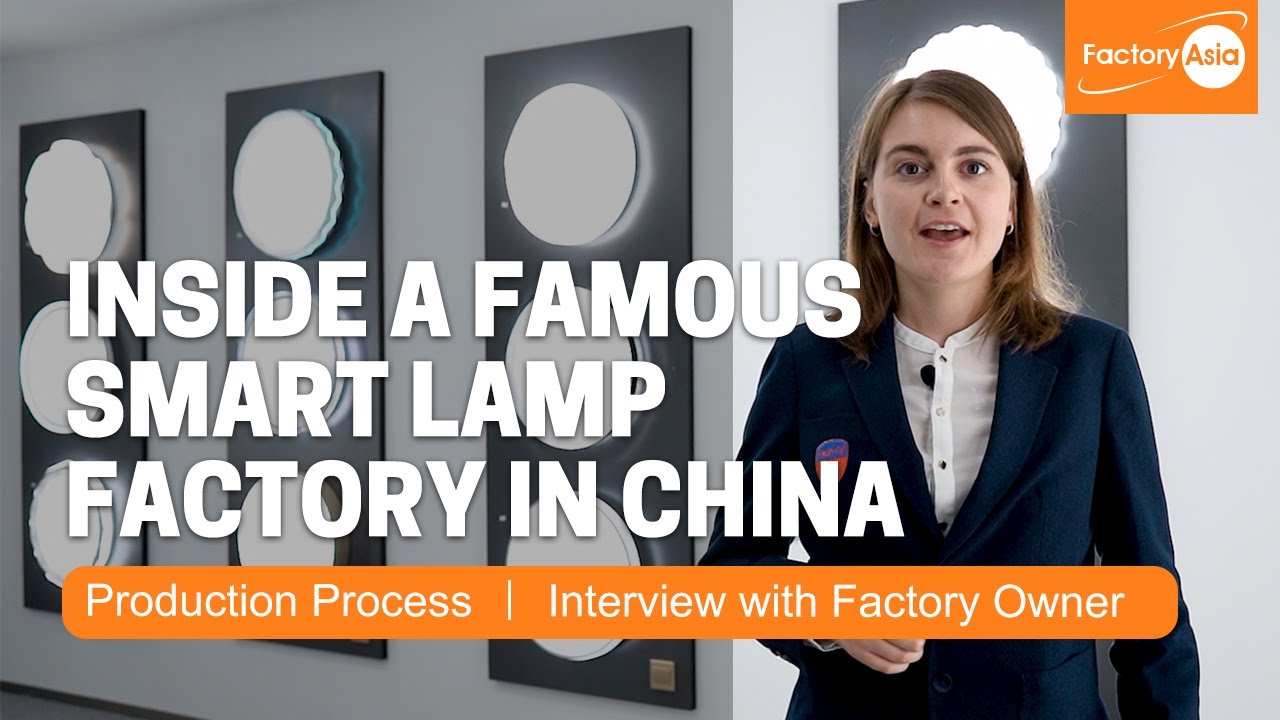 Inside a Famous Smart Lamp Factory in China | See How Smart Ceiling Lights Work and How They're Made