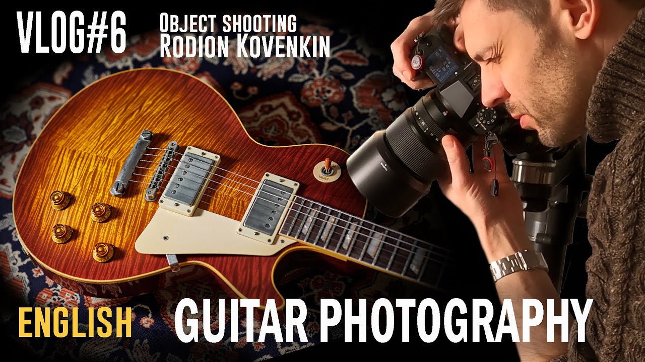 GUITAR PHOTOGRAPHY. (How to photograph a guitar) Vlog #6
