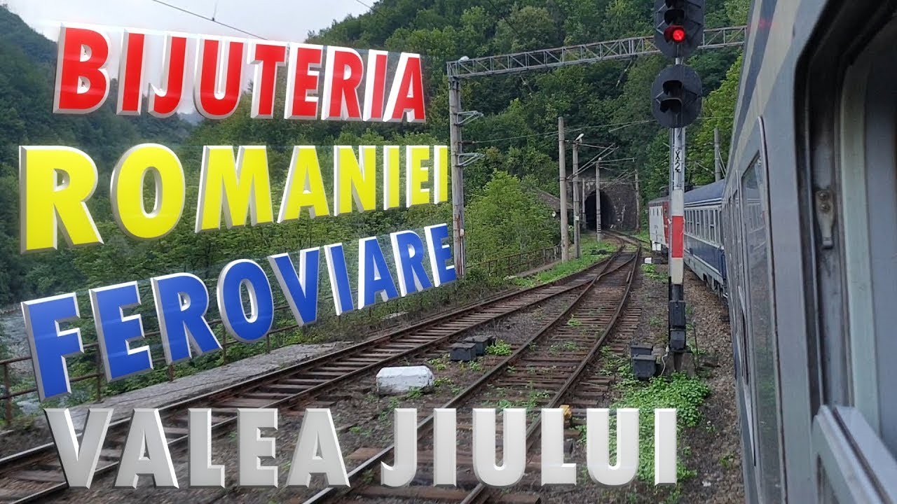 Valea Sadului-Petrosani | Defileul Jiului cu trenul CFR si tunelele (August 2020)