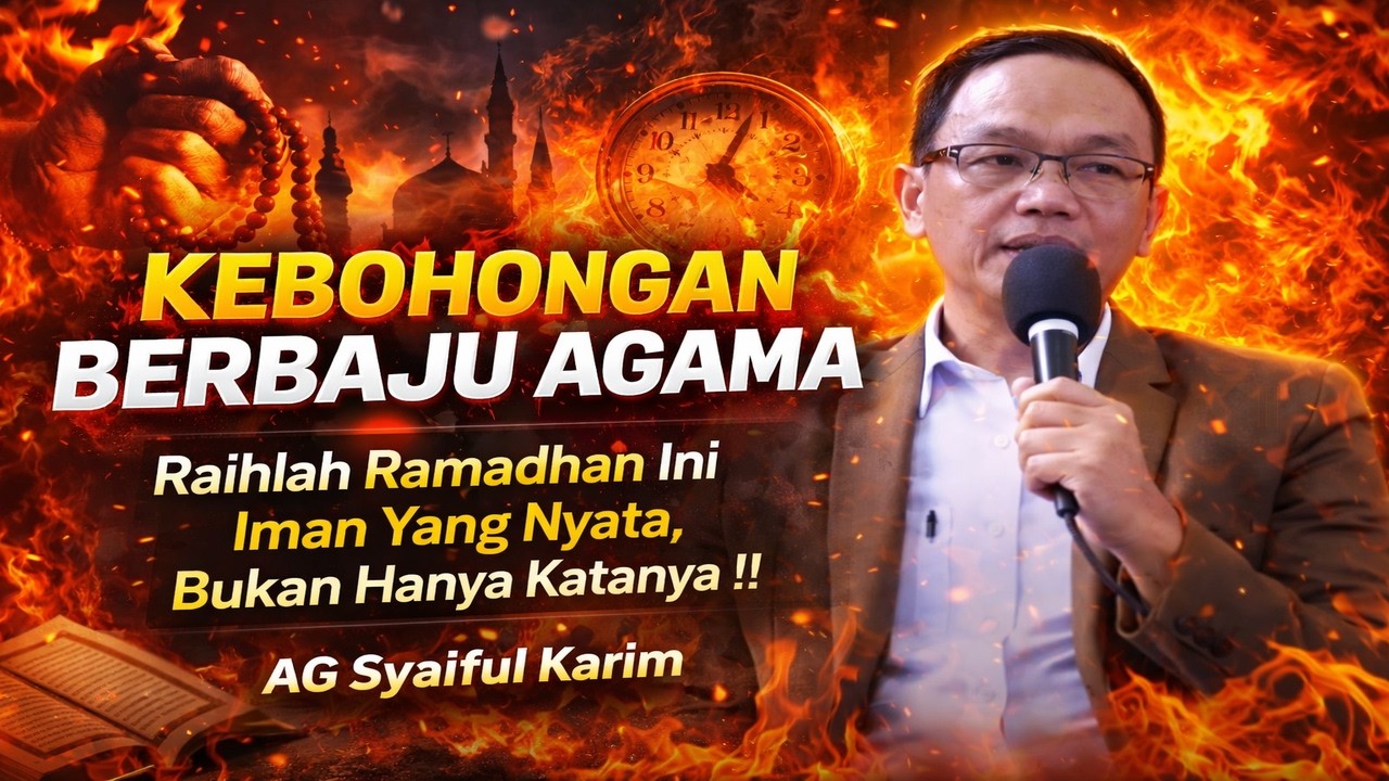 Kebohongan Berbaju Agama‼️AG Syaiful Karim