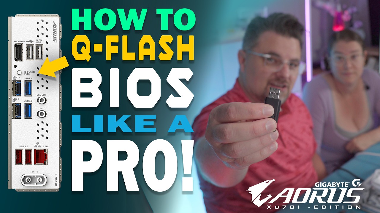 How To Update BIOS without a CPU or RAM with Q-Flash PLUS