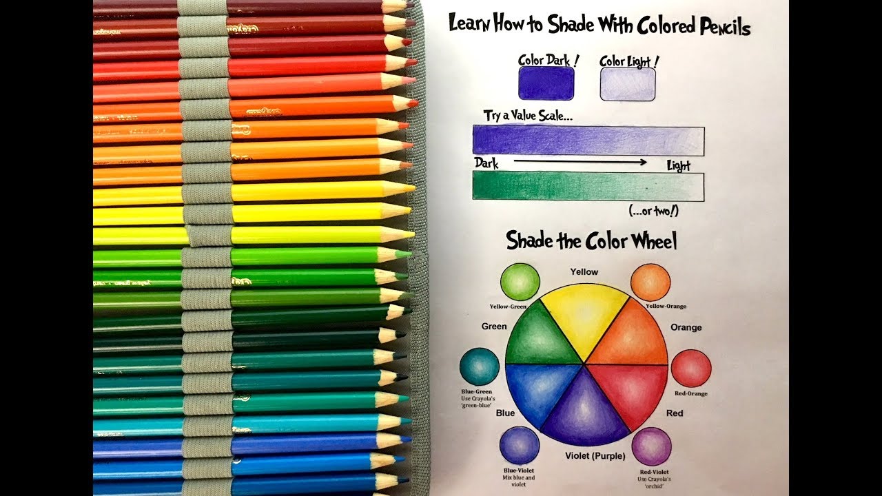 Как максимально эффективно использовать цветные карандаши Crayola: урок по штриховке