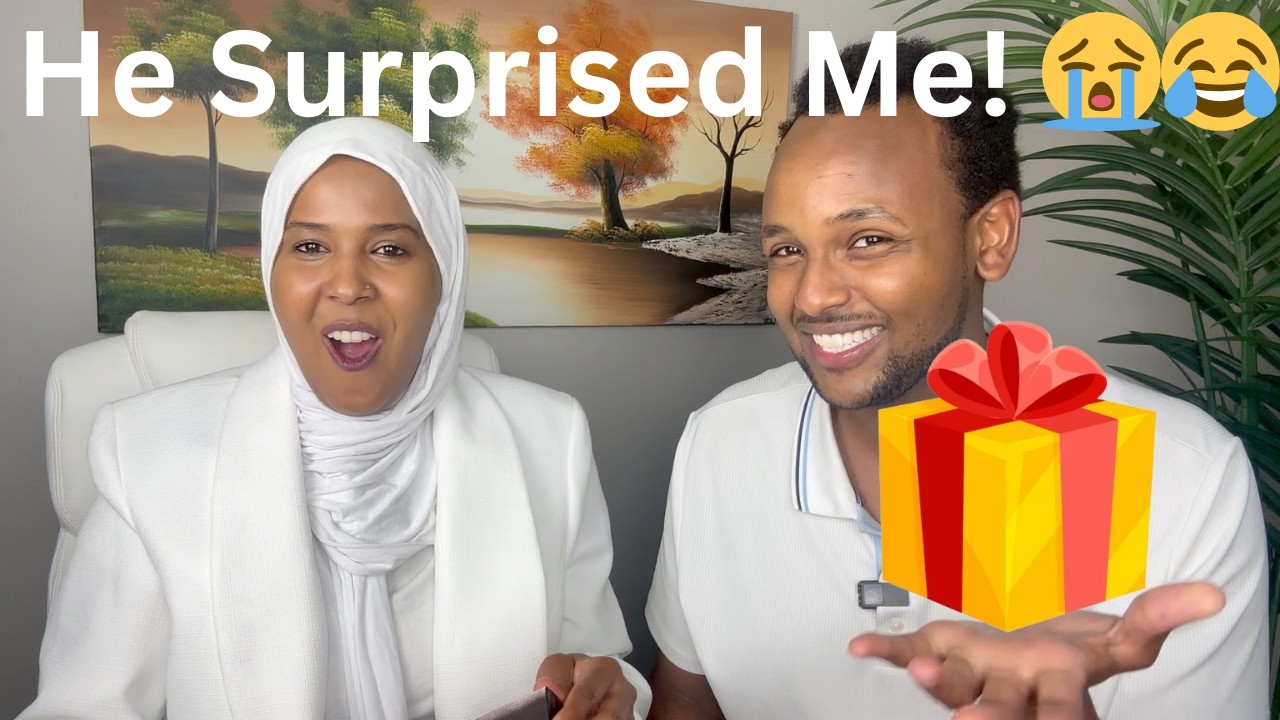 Сомалийская пара | Муж удивил жену забавным и трогательным подарком 🎁😂❤️
