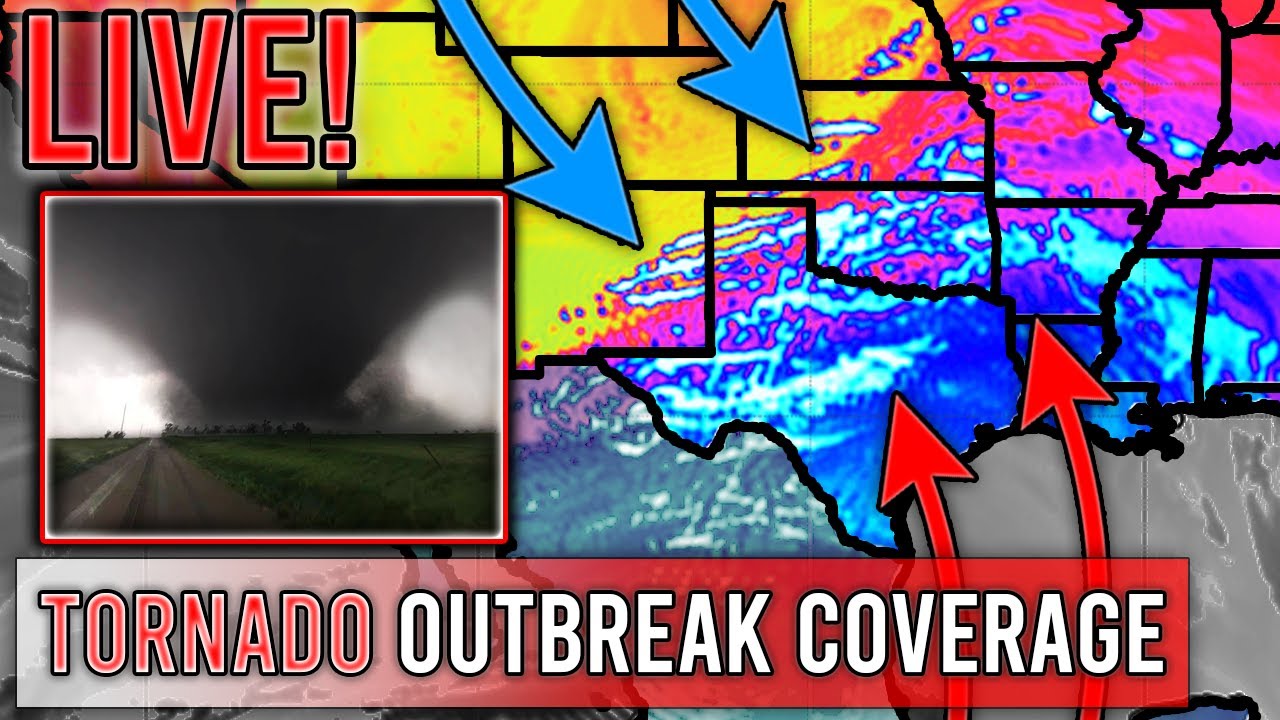 LIVE - Severe Weather Outbreak Coverage - Violent Tornadoes, Large Hail - Live Weather Channel