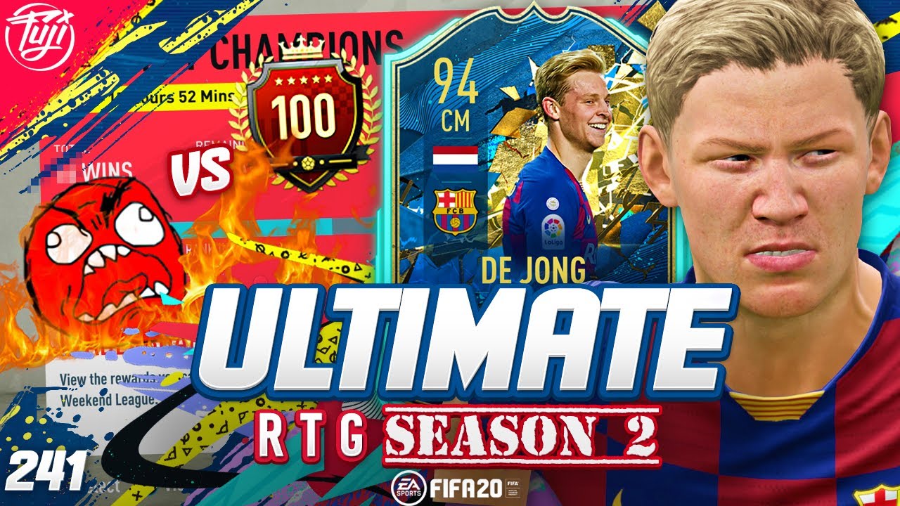 FUT CHAMPS RAGE!!!! ULTIMATE RTG #241 - FIFA 20 Ultimate Team Road to Glory