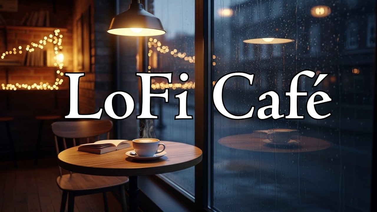 Rainy Night Café ☕🌧️ | Relaxing Lo-Fi Coffee Music