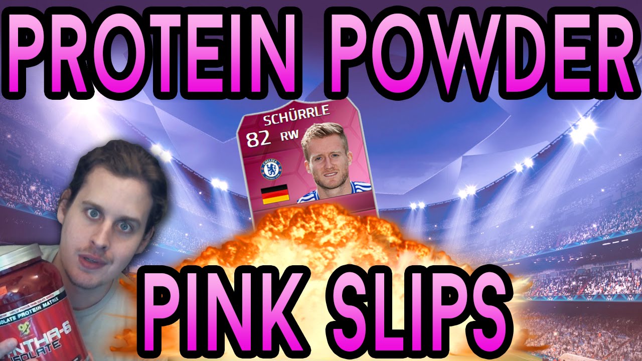 NUTZ! PROTEIN POWDER PINKSLIPS!! FIFA 14 ULTIMATE TEAM