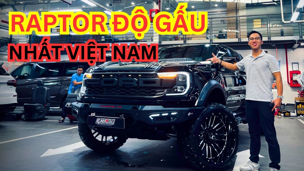 Chi Tiết Bản Độ Ford Ranger Raptor Siêu To Khổng Lồ Nhất Việt Nam