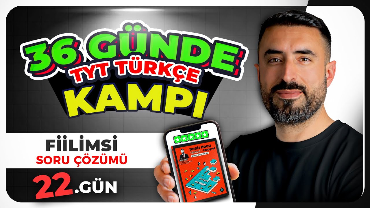 FİİLİMSİ Soru Çözümü 📌 36 GÜNDE TÜRKÇE KAMPI | 22.Gün
