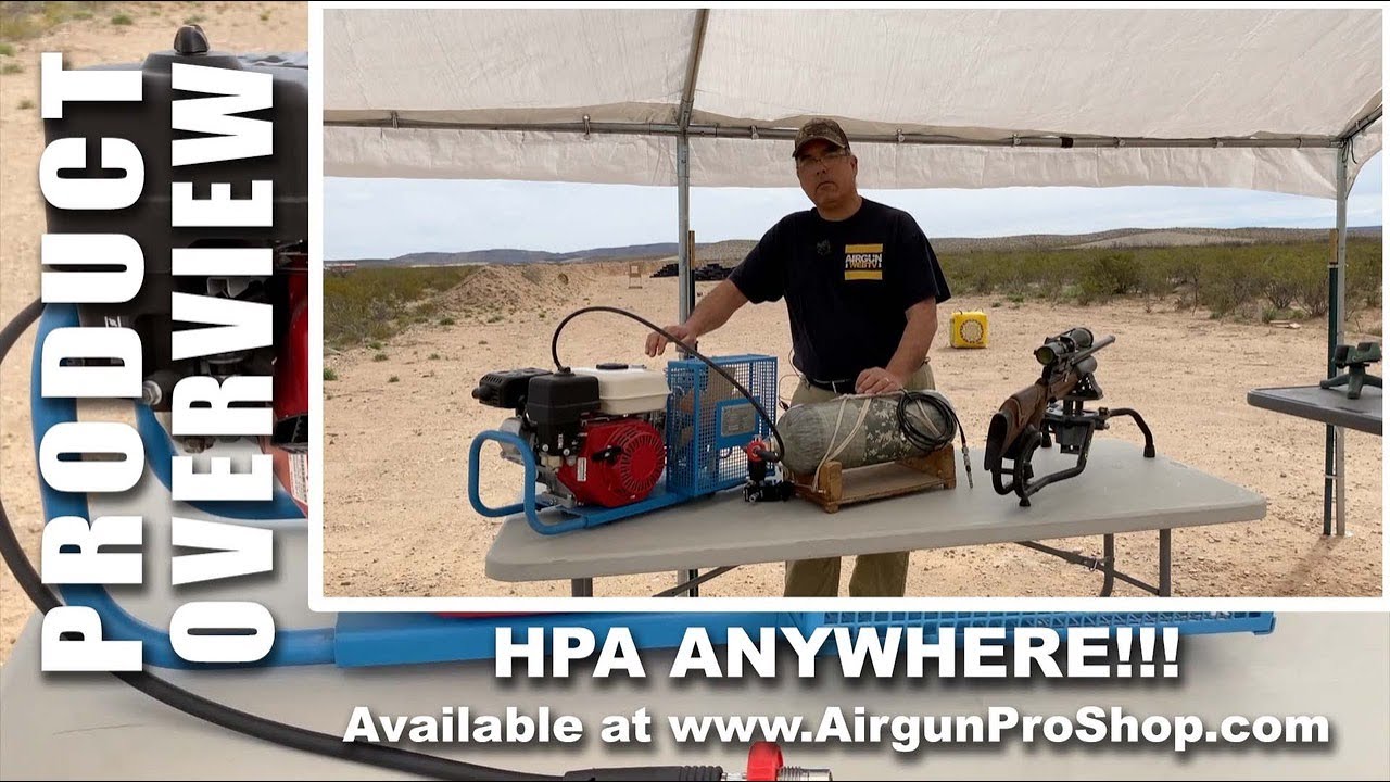 DMCSCU100P Gas Powered SCUBA / Paintball / PCP / HPA Compressor - HPA Anywhere!