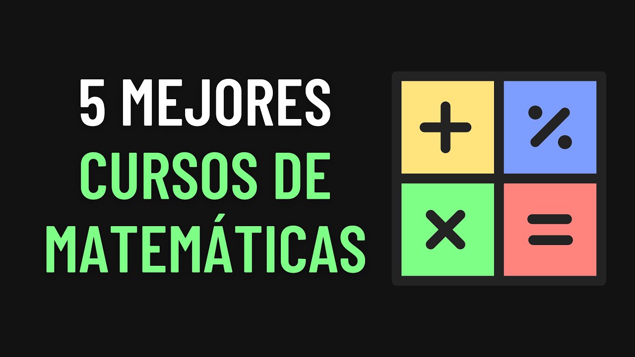 ✍ MEJORES CURSOS DE MATEMÁTICAS ✍ - Cursos de Matemáticas Online