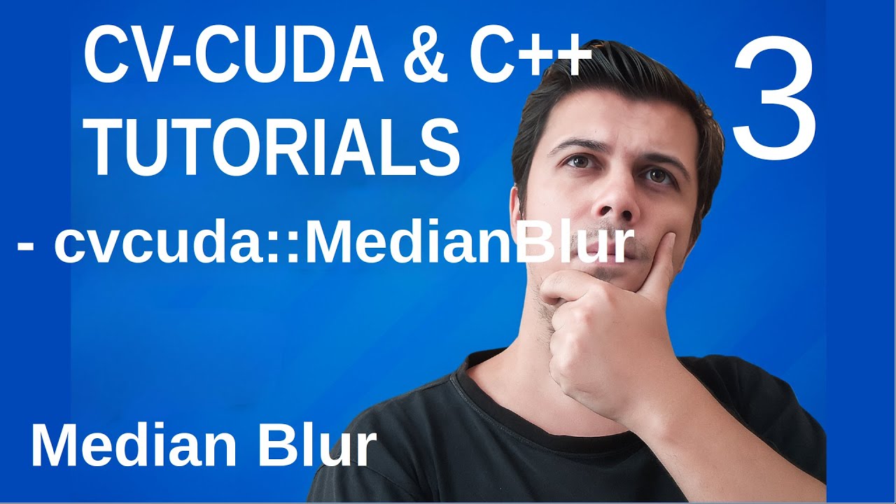 Уроки CV CUDA - 3 | cvcuda::MedianBlur | Медианная фильтрация на GPU