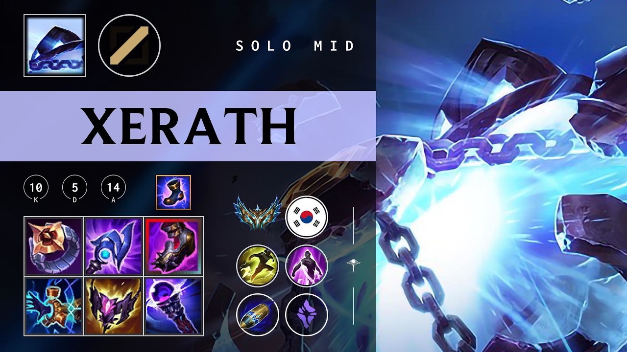 Xerath Mid vs Ahri - KR Challenger Patch 26.05