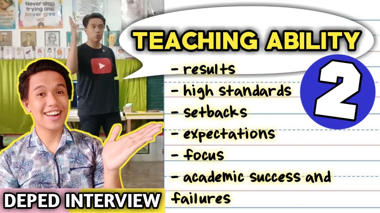Deped Ranking Interview Series: Teaching Ability Part 2