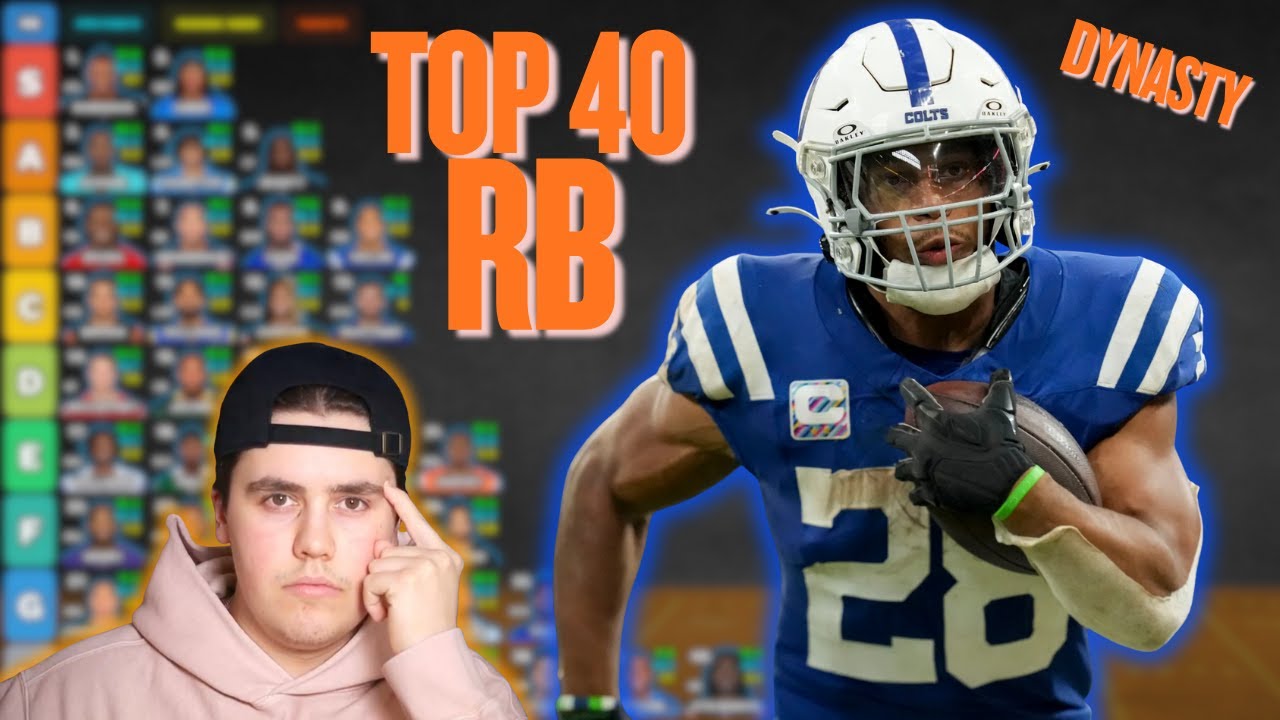Top 40 DYNASTY Running Back Rankings and Tiers