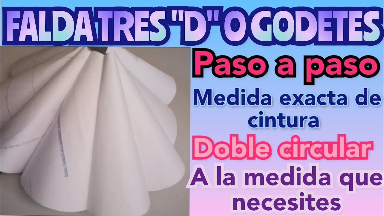 FALDA 3D. MOLDEA MEDIDA, PASO A PASO.