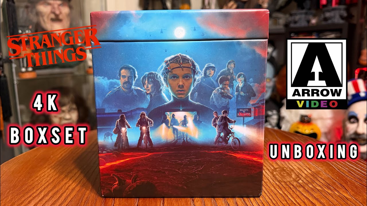 Stranger Things: Полное собрание сериала, 4K UHD Deluxe-распаковка (Arrow Video)