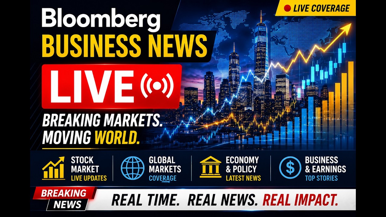 Bloomberg Business News LIVE 🔴 | Breaking Markets, Stocks & Financial Updates