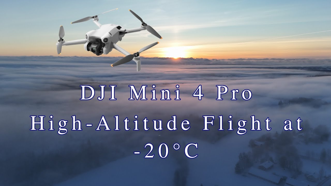 Flying Above the Clouds at -20°C ❄️ | DJI Mini 4 Pro