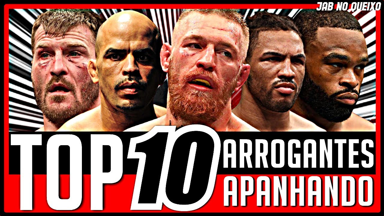LUTADORES ARROGANTES APANHANDO NO MMA - Top 10 (Parte 3)