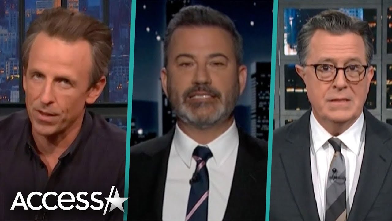Seth Meyers, Jimmy Kimmel & Stephen Colbert On Israel-Hamas War