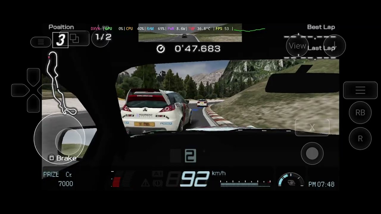 Gran Turismo PSP Android Gamehub PC Windows Emulator Mali Mediatek Dimensity 8100