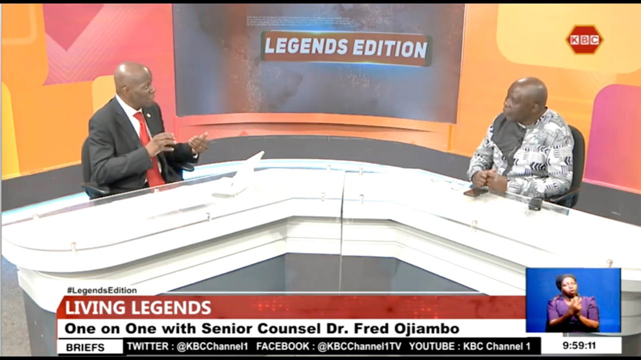 Living Legends I One on One with Senior Counsel Dr.Fred Ojiambo