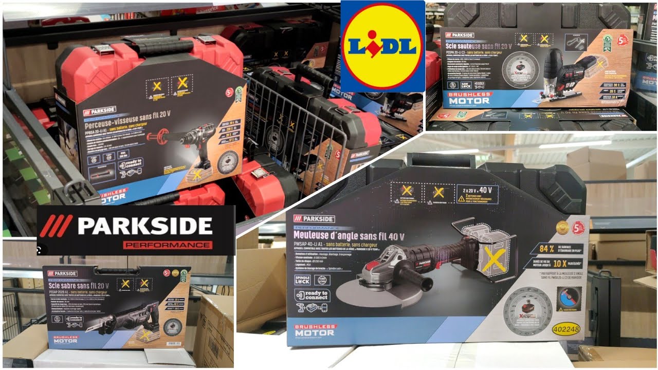 LIDL BRICOLAGE PARKSIDE - PARKSIDE PERFORMANCE - NOUVEL ARRIVAGE LIDL - 10 AVRIL 2023